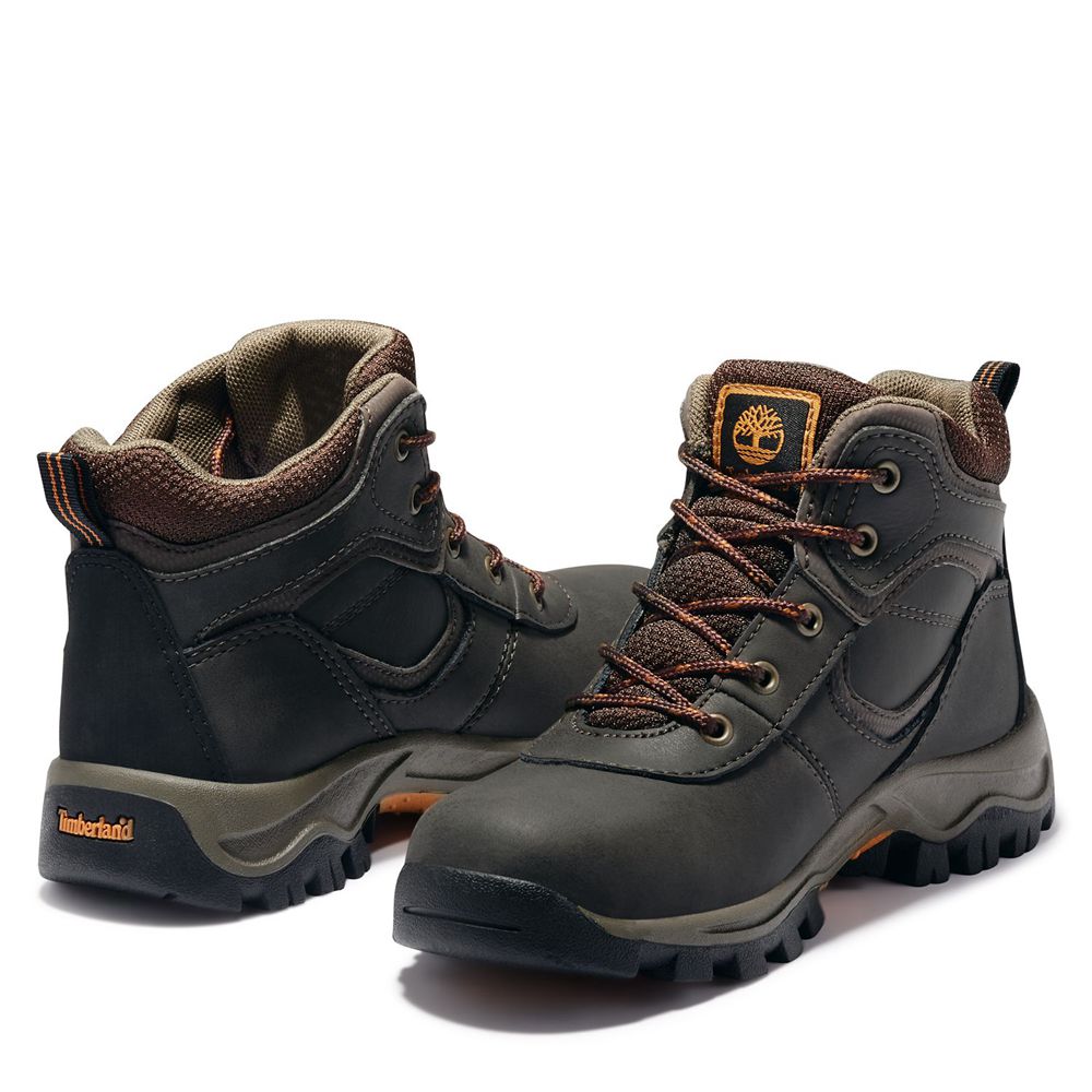 Bocanci De Drumeție Timberland Copii Maro Inchis - Youth Mt. Maddsen Waterproof - Romania - WBFKMY02